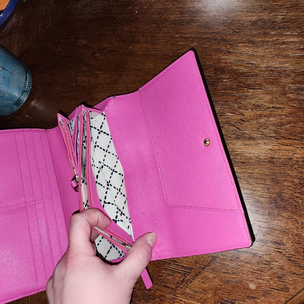 Pink Kate Spade Wallet XL - Picture 10 of 11